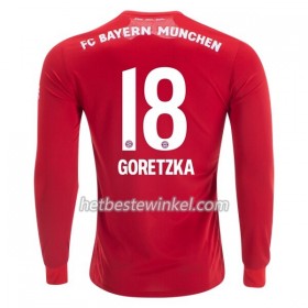 FC Bayern München Leon Goretzka 18 Voetbalshirts Thuis 2019/20 - LS